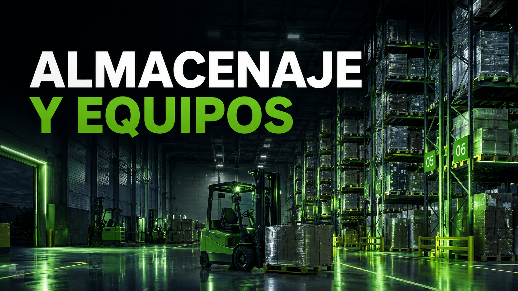 Almacenaje y equipos ARMAR: depósito automatizado con montacargas